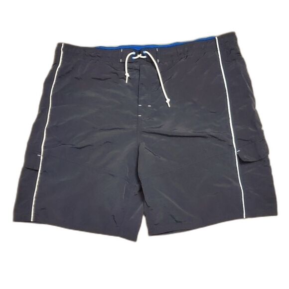 Op Boarding Co Mens Sz XL Board Shorts Black Swim Trunks - Picture 1 of 8